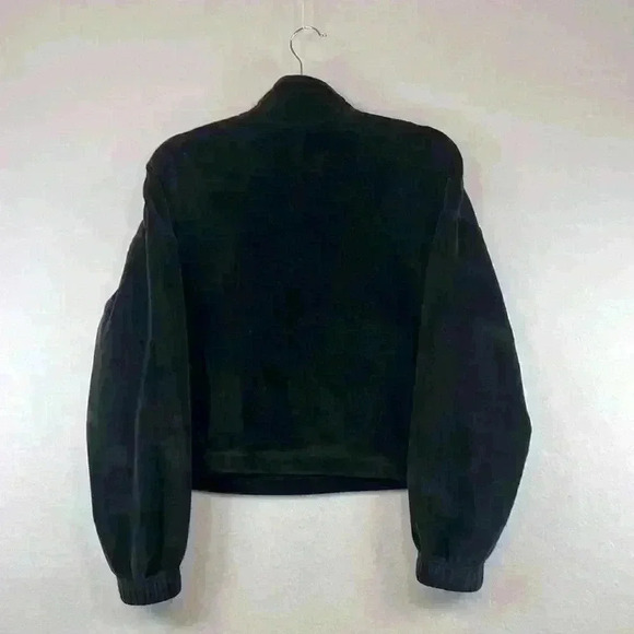 90 Degree by Reflex Jacket Black Women Size Small Full Zip Velvety Fleece - Picture 2 of 7